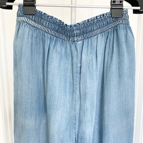 Chambray Wide Leg Pants - Picture 7 of 8